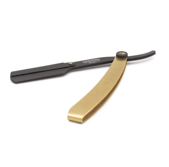 Electric Titanium Foil Shaver + Cut Throat Razor Shaving Set* - Barbarossa Brothers