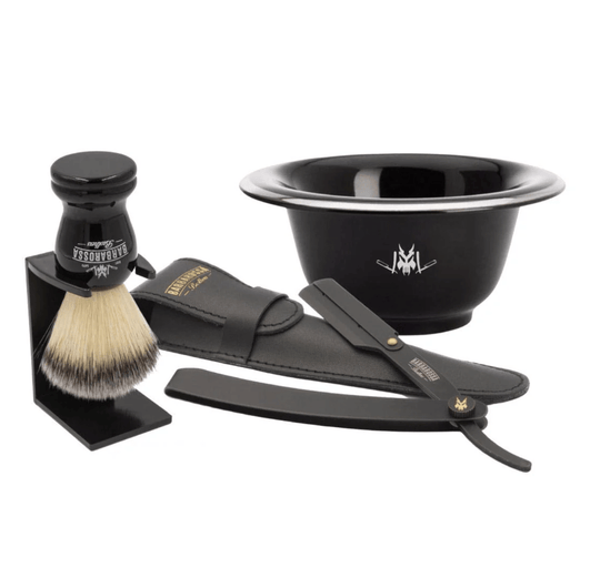 The Jolly Roger Cut Throat Razor Shaving Set* - Barbarossa Brothers
