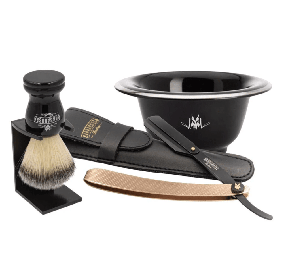 The Jolly Roger Cut Throat Razor Shaving Set* - Barbarossa Brothers