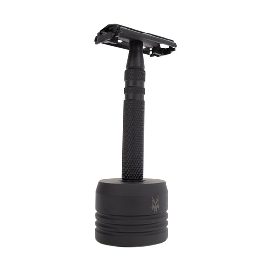 The P1R8 Double Edge Safety Razor Set with Stand & Blades - Barbarossa Brothers