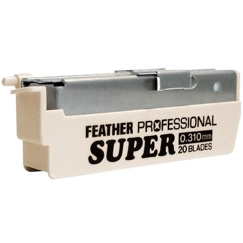 20 x Feather Pro Super Blades PS-20 (Suitable for Japanese Kamisori Cut Throat Razor Razors) - Barbarossa Brothers