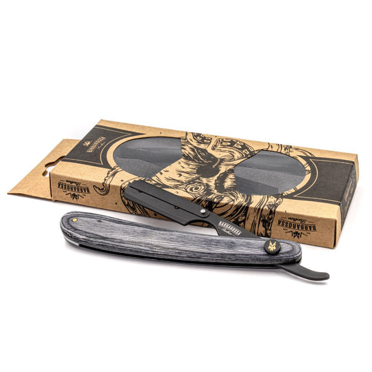 Cut Throat Razor - The Buccaneer - Wooden - Barbarossa Brothers