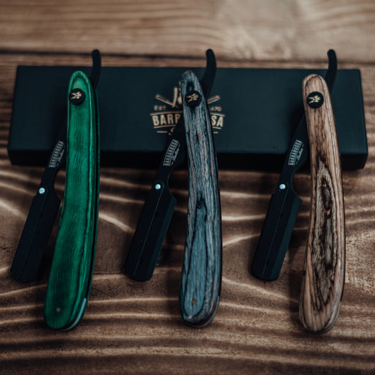 Cut Throat Razor - The Buccaneer - Wooden - Barbarossa Brothers