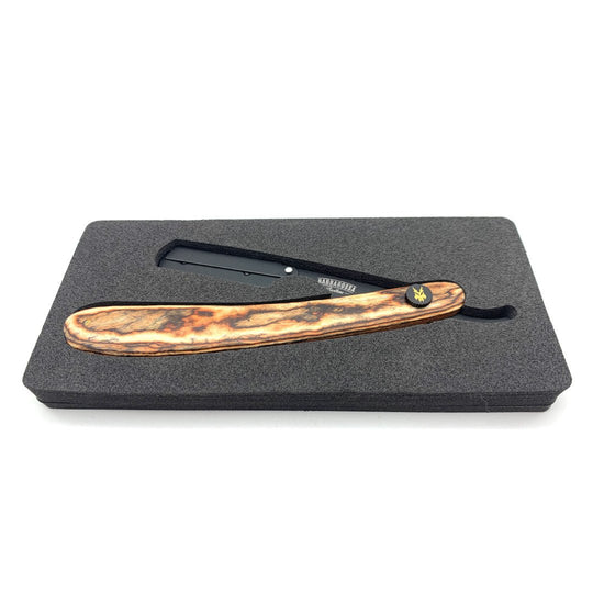 Cut Throat Razor - The Buccaneer - Wooden - Barbarossa Brothers