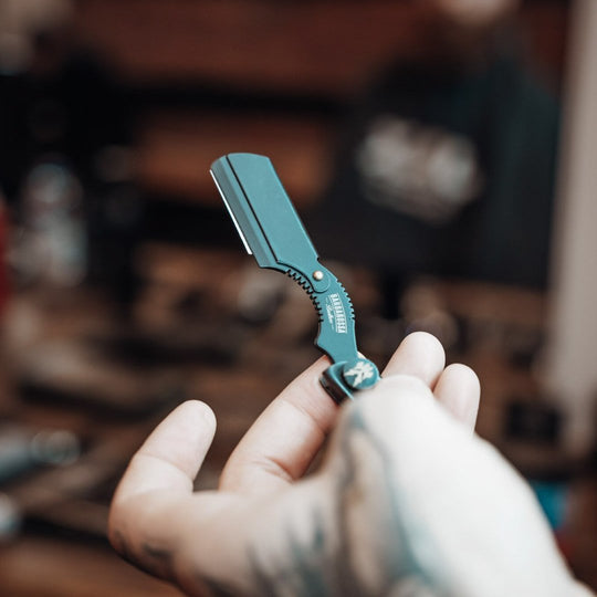 Cut Throat Razor - The Cutlass - Wooden - Barbarossa Brothers