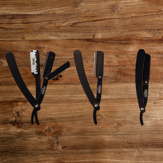 Cut Throat Razor - The Jolly Roger - Stainless Steel - Barbarossa Brothers