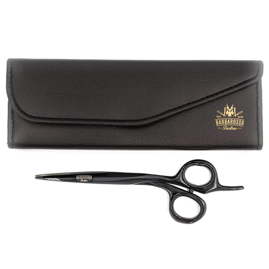 Levant 6" Stealth Black Cutting Scissors - Barbarossa Brothers
