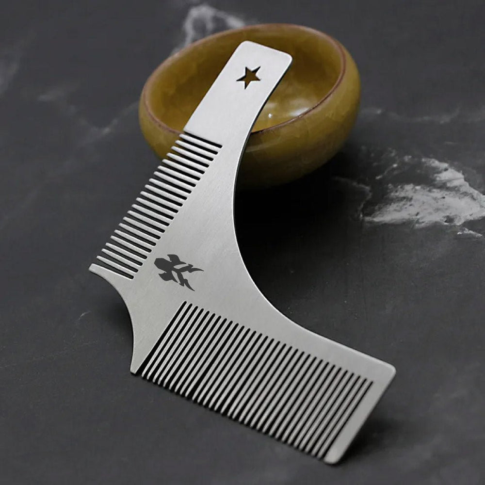 Metal Beard Shaping Comb - Barbarossa Brothers