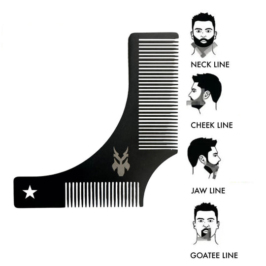 Metal Beard Shaping Comb - Barbarossa Brothers