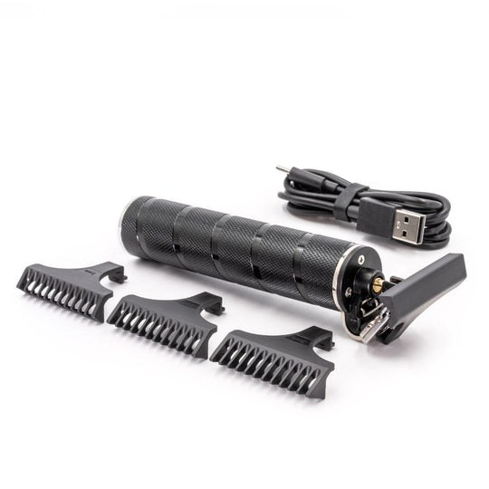 Skeleton T Blade Trimmer - Knurled Black - Barbarossa Brothers