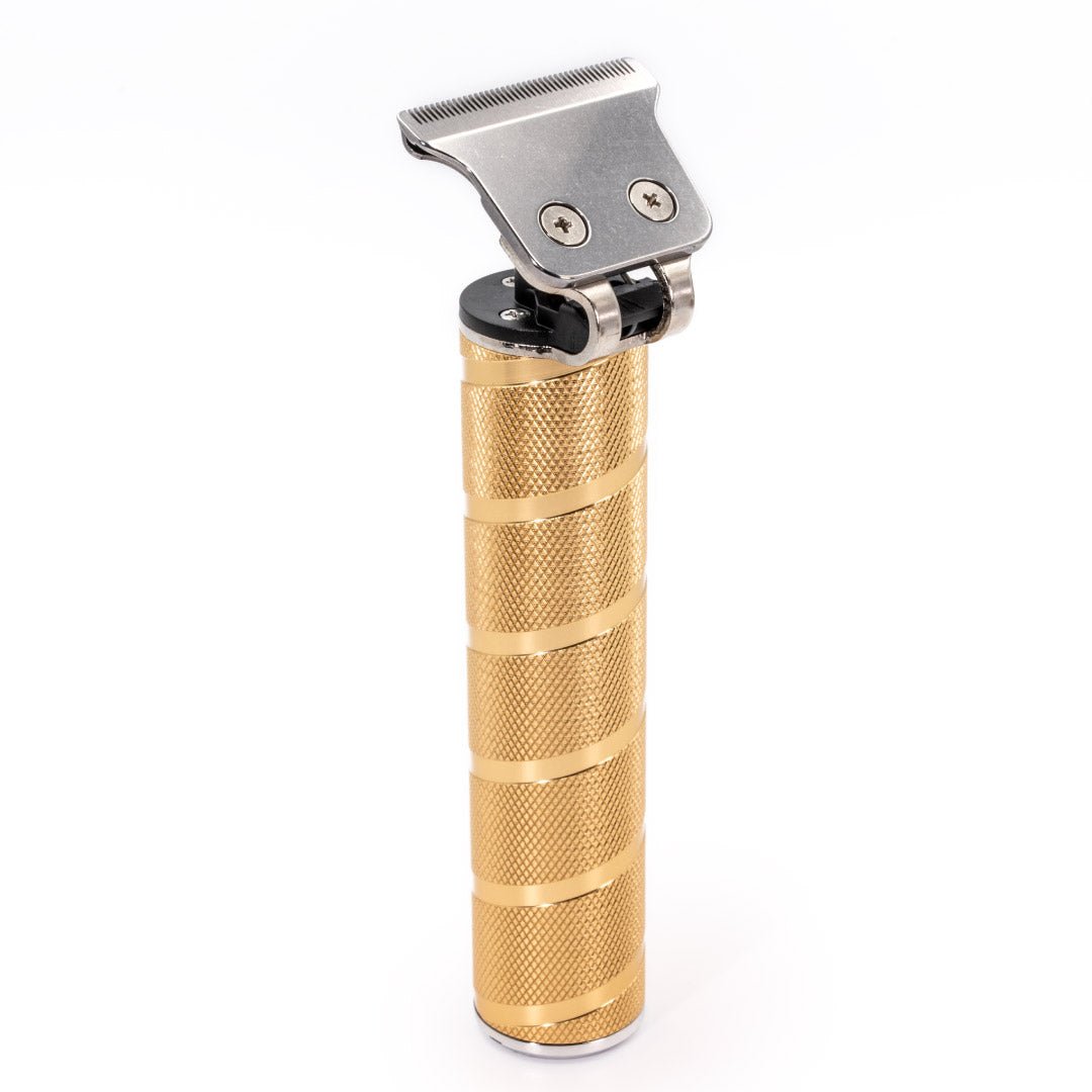 Skeleton T Blade Trimmer - Knurled Gold - Barbarossa Brothers