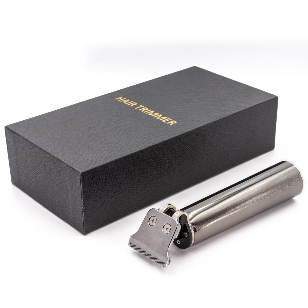 Skeleton T Blade Trimmer - Smooth Silver - Barbarossa Brothers