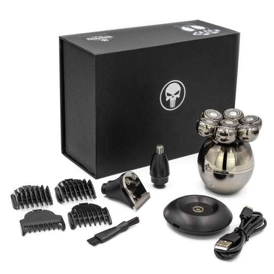 SmoothKing Electric Head Shaver & Manscaper in Silver - Barbarossa Brothers