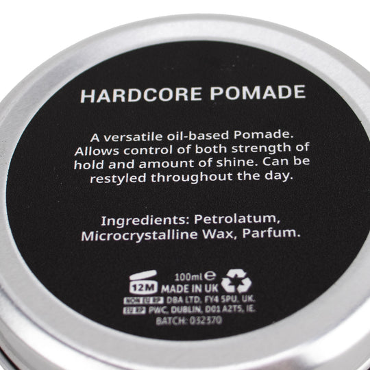 Hardcore Pomade Hair Styling Wax 100g