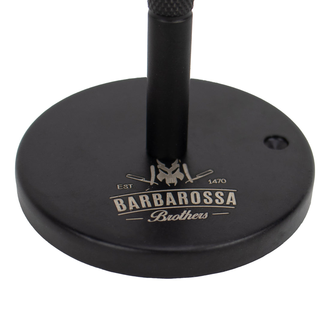 The Buccaneer Cut Throat Razor & Brush Stand - Small - Barbarossa Brothers