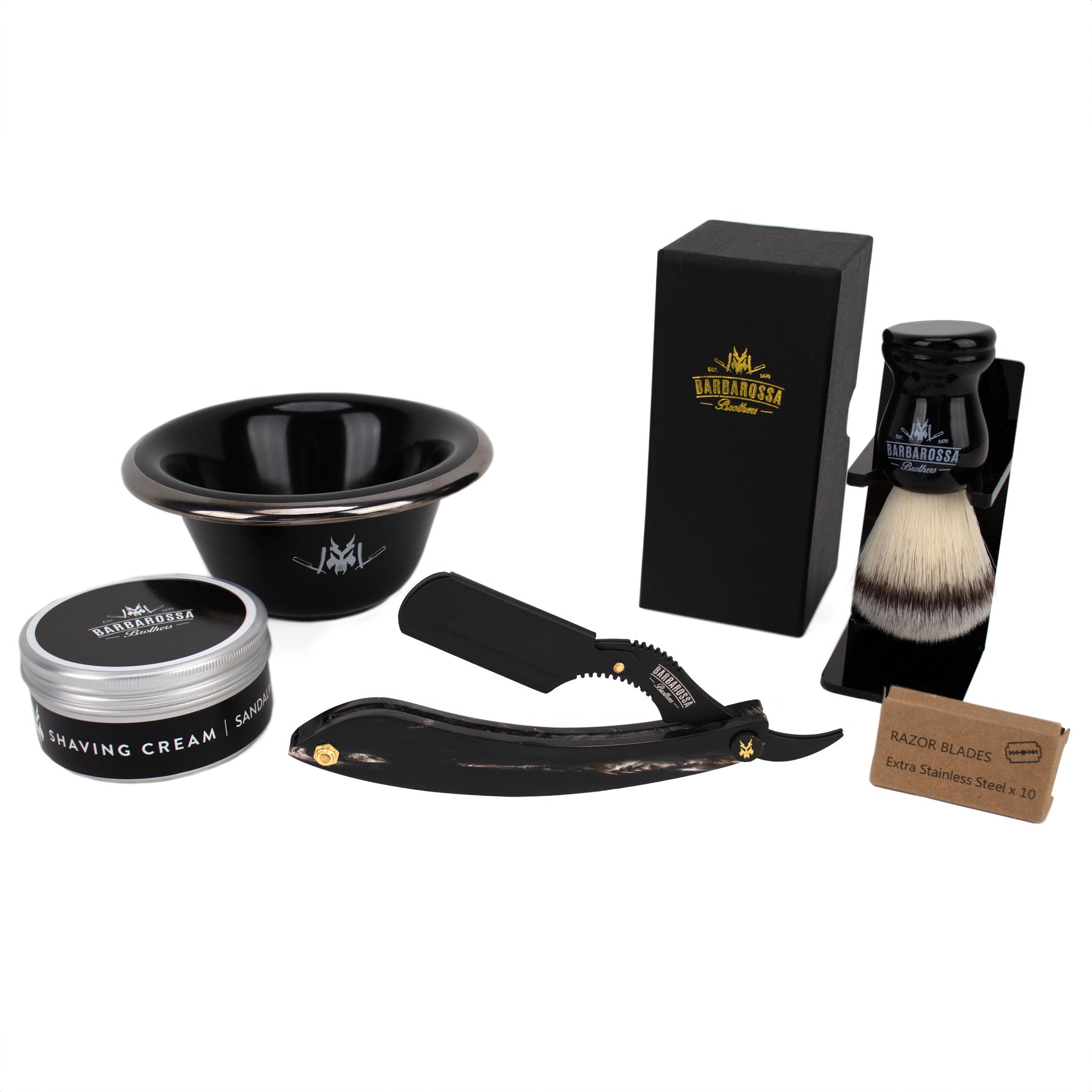 The Cutlass Cut Throat Razor Shaving Set – Barbarossa Brothers