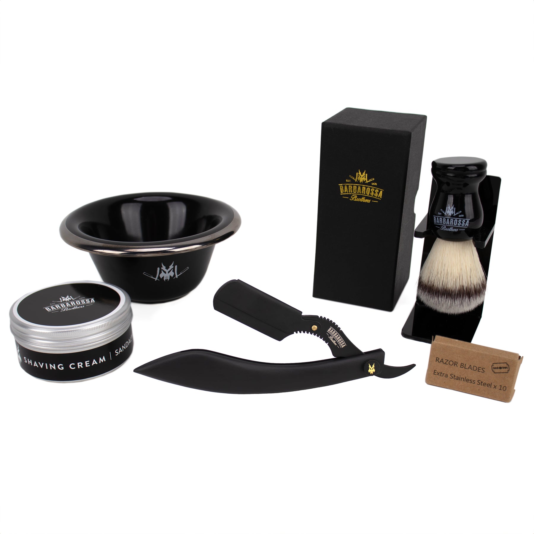 The Marvel Razor Cut Throat Razor Professional Beard Shaper Candure Cut Throat Razor Kit, Professional ...