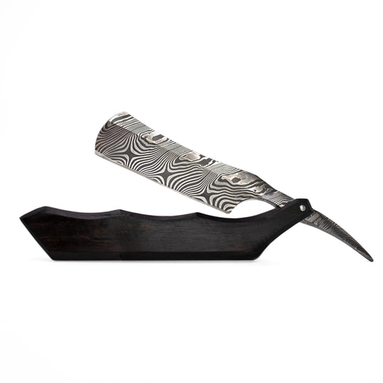 The Hayreddin Damascus Steel Straight Razor - Barbarossa Brothers