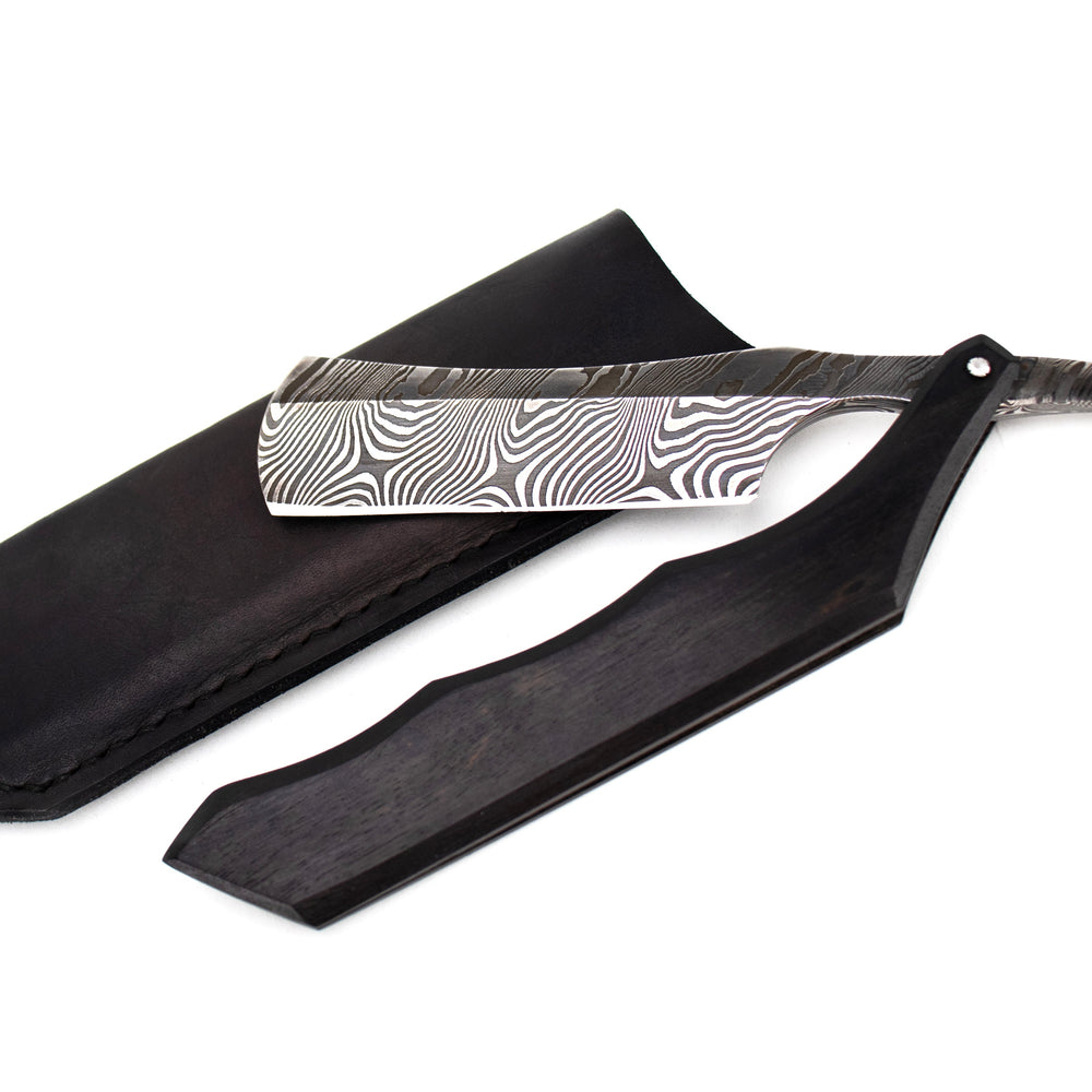 The Hayreddin Damascus Steel Straight Razor - Barbarossa Brothers