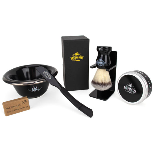 The Kamisori Cut Throat Razor Shaving Set - Barbarossa Brothers