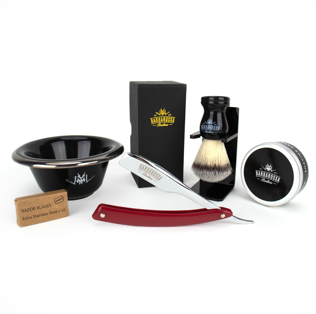 The Kamisori Cut Throat Razor Shaving Set - Barbarossa Brothers