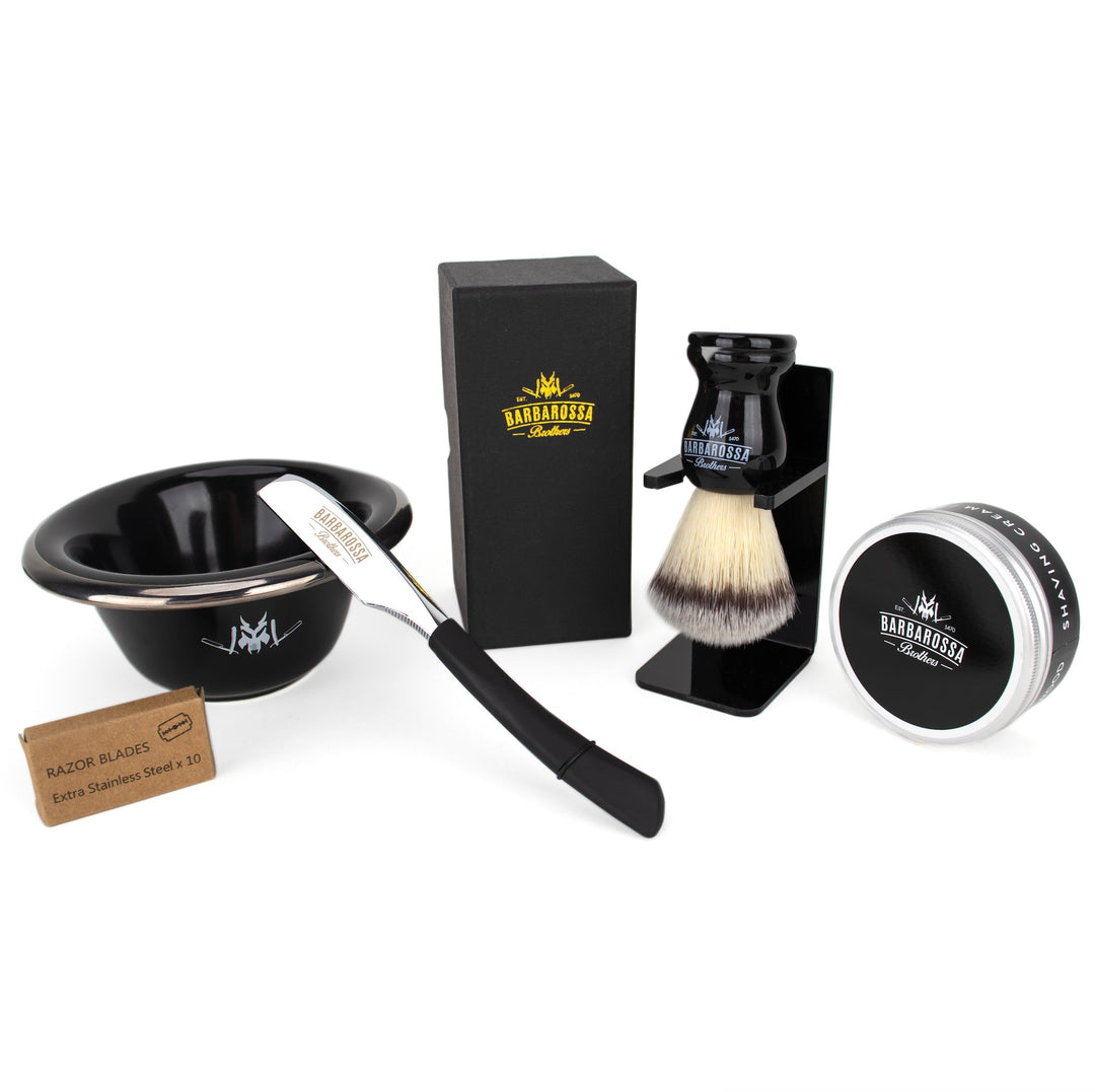 The Kamisori Cut Throat Razor Shaving Set - Barbarossa Brothers