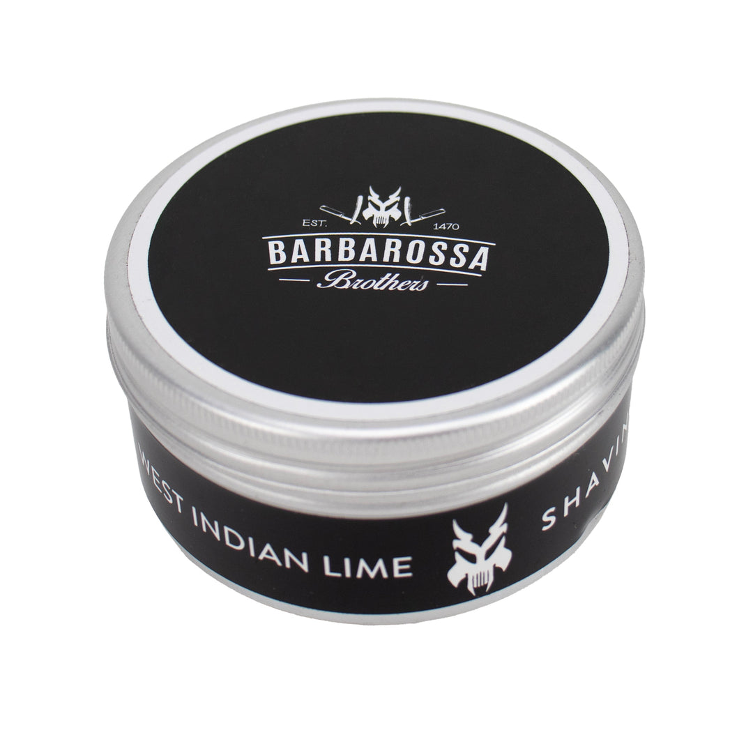 West Indian Lime & Black Pepper Shaving Cream (100ml) - Barbarossa Brothers