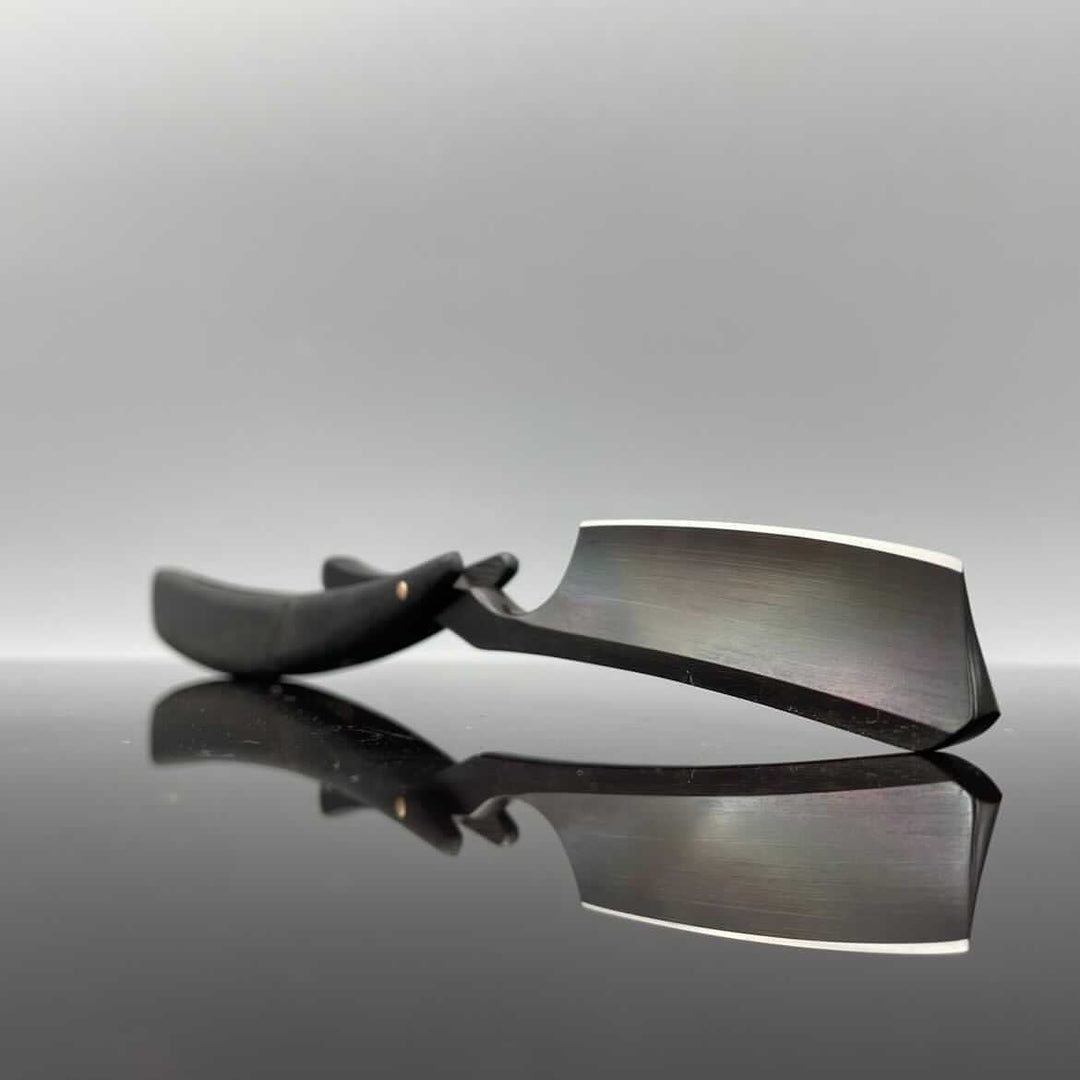 Carbon Steel & Ebony Straight Razor - Hunter Collection - 5/8" - Barbarossa Brothers