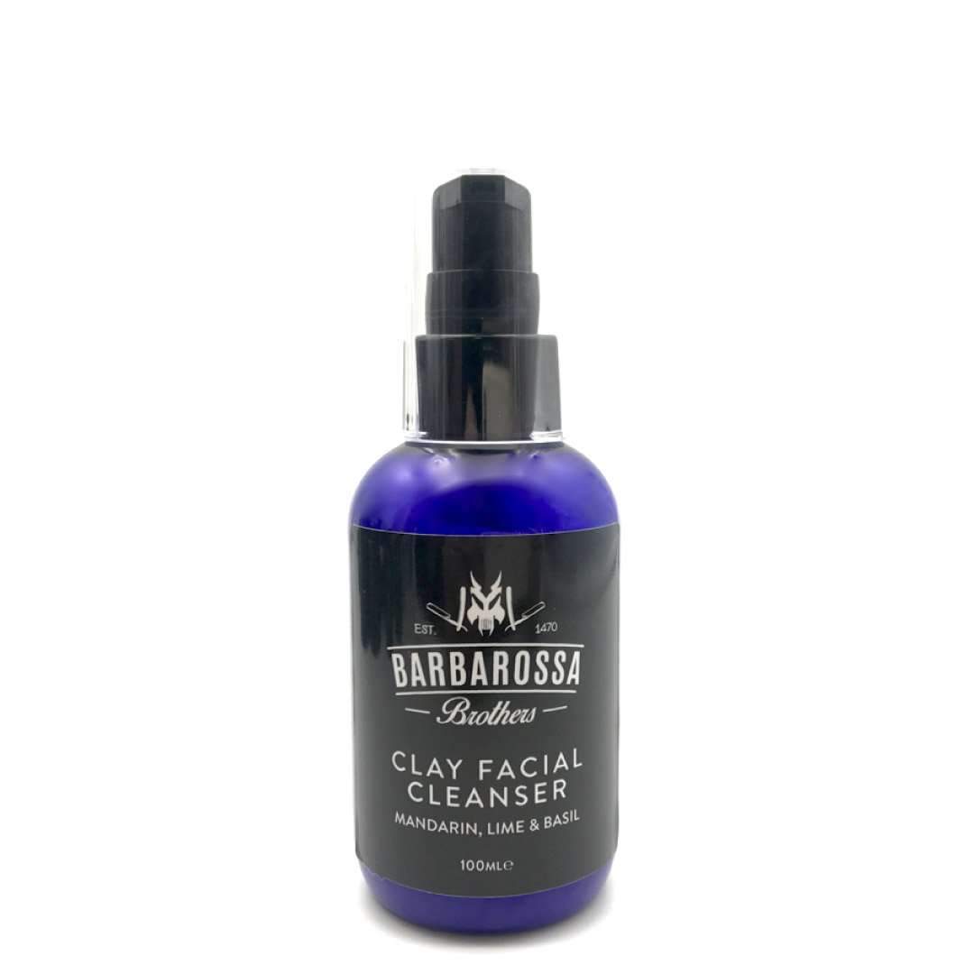 Clay Facial Cleanser 100ml - Barbarossa Brothers