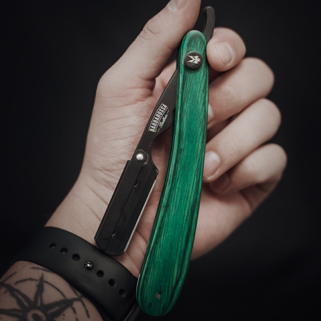 Gutted Razor Cut Throat Razor Set - Best Straight Razor - Barber Blade Razor in ...
