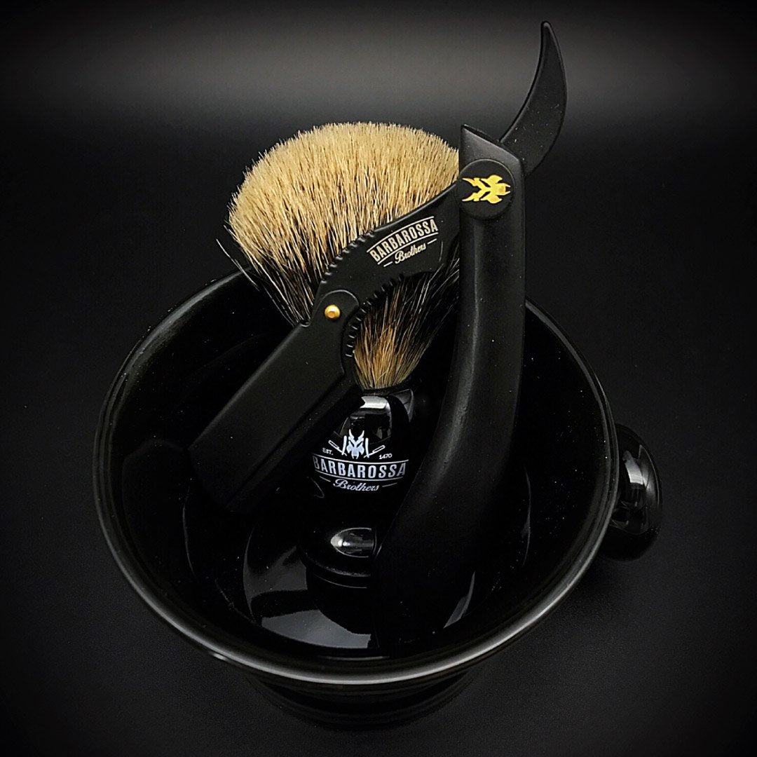 The Cutlass Razor Cut Throat Razor Set - Best Straight Razor - Barber Blade Razor in ...