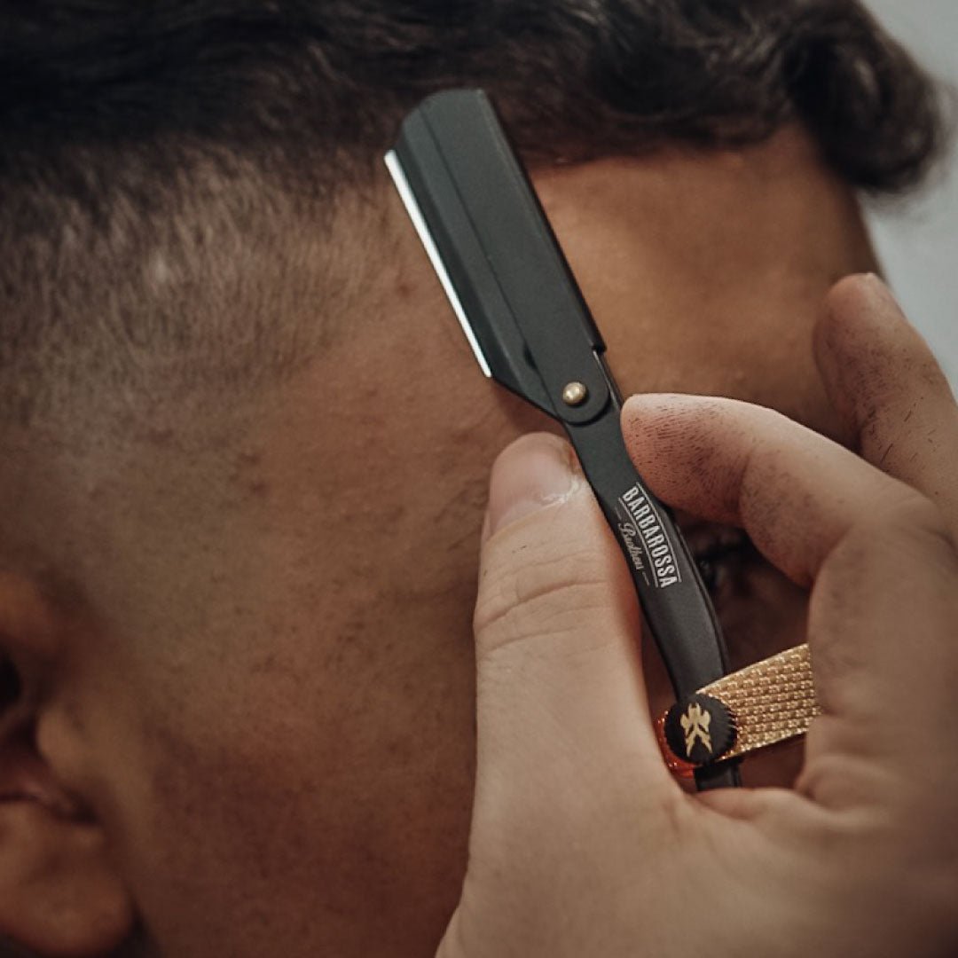 BARBER CUT THROAT STRAIGHT SALON SHAVING RAZORS - Foto 3