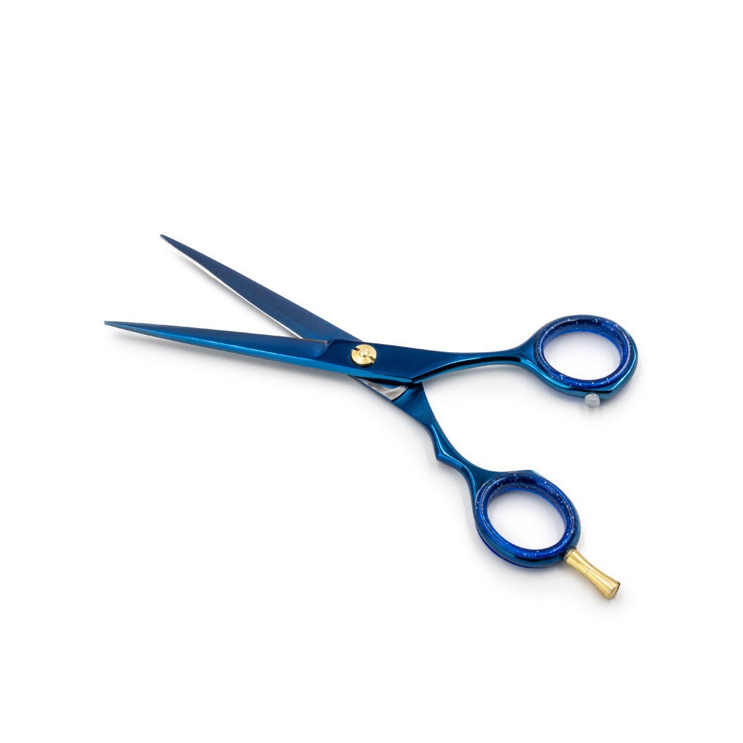 Japanese Steel 6" Cutting Scissors - Electric Blue - Barbarossa Brothers