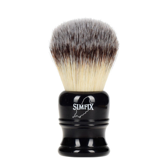 Simfix Synthetic Shaving Brush in Black - Barbarossa Brothers