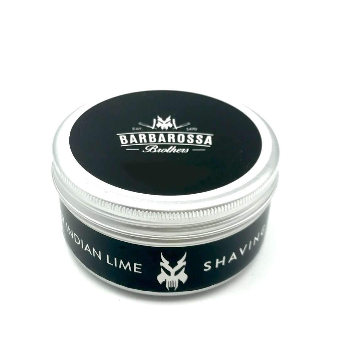 West Indian Lime & Black Pepper Shaving Cream (100ml) - Barbarossa Brothers